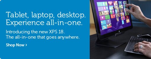 Introducing the XPS 18. Shop now